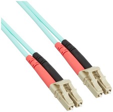 10M 10Gb Aqua Multimode 50/125 Fiber Patch Cable Lc/Lc (UK IMPORT) OFF-ACC NEW picture