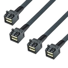 2 Packs SFF-8643 to SFF-8643 12G Internal Mini SAS Cable, 0.8m(2.7 ft.) picture