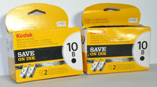 Kodak 10B Black Ink Cartridges Lot of 4 Genuine OEM Two 2-Packs New Sealed picture