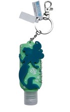 Disney Ariel The Little Mermaid & Castle Hand Sanitizer Holder Keychain Charm picture
