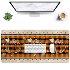 Britimes Large Mouse Pad, Mouse Pad, 31.5 x 15.7 Inch, Pumpkin Fall Orange | ... picture