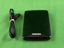 Toshiba Canvio Basics 1TB External Hard Drive Portable Wiped Formatted NTFS 100% picture