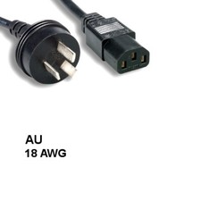 [Lot10] 6Ft AU Australia Power Cable IEC-60320 C13 to AS/NZS 4417 18AWG VDE ENEC picture