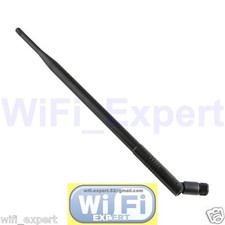 10 X New Dual Band 2.4/5.8Ghz 7dBi RP-SMA High Gain Antenna USA picture