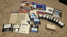 Tandy PC Floppy Discs and Manuals Huge Lot MS-DOS WinFax DOSFax Writeable ++ picture
