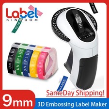 Phomemo Omega Embossing Label Maker and 5PK Label Tape 9mm Dymo Junior Embosser picture