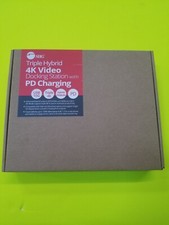 SIIG JU-DK0P11-S1 Triple Hybrid 4K Video Docking Station PD Charging picture