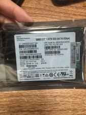 HPE SM883 Samsung 1.92T SATA MZ7KH1T9HAJR-000H3 6Gbps DS 2.5