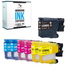 7PK Compatible CMYi LC506XL Ink Cartridges fit Brother INKvestment MFC-J4555DW picture