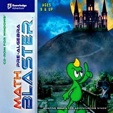 Math Blaster Pre-Algebra Ages 9-12 Edutainment Classic PC Windows Sealed New picture