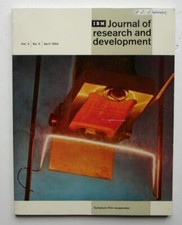 Vintage April 1960 IBM Journal of Research and Development, Volume 4, Number 2 picture