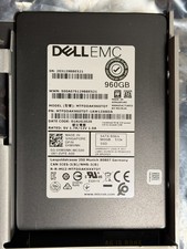 Dell EMC 960GB SATA 6Gbps 2.5in' Enterprise SSD MTFDDAK960TDT 0XMWMK & Caddy picture