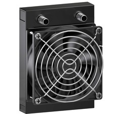 Clyxgs Water Cooling Radiator, 8 Pipe Aluminum Heat Exchanger Radiator with Fan picture