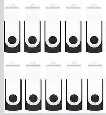 LOT 10x Metal USB2.0 Flash Drive Memory Stick Thumb Drive U Disk 128MB Computer picture