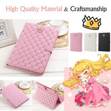 For iPad 5/ 6th 7th 8th 9th 10th 11th A16 Gen Case PU Leather Crown Stand Cover  picture