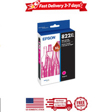 2 pack epson 822xl, magenta high-capacity ink cartridges picture