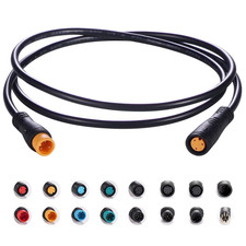 Ebike Extension Cable Waterproof Plug 2/3/4/5/6/8/9 Pin Female to Male Connector picture