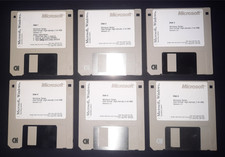Vintage Microsoft Windows Version 3.1  (1985-1992) Complete Floppy Disk Set 1-6 picture