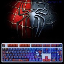 Marvel Spider-Man Translucent PBT 108 Key 5-Sided Sublimation Universe parts  picture