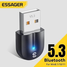 Essager USB Bluetooth 5.3 Adapter Aux Audio Receiver Transmitter For PC Speaker picture