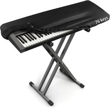 76 Key Keyboard Dust Cover - Stretchable Fabric Protector for Digital Piano & El picture