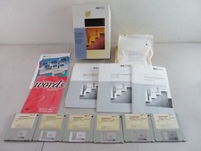 HP Post Script PCL5 Disks w/ Box, Manuals Vintage PC 1990s picture