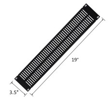Metal Blank Rack Mount Panel Spacer 1U 2U 3U 4U Vented for 19