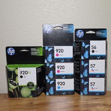 HP Ink Cartridge Lot 920XL 920 56 57 Black Cyan Magenta Tri-Color picture