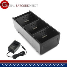 3-Slot Battery Charger Cradle With Power Supply for Zebra QLN220 QLN320 picture