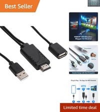 USB Female to HDMI Male 1080P Cable - Connect Your Devices Effortlessly picture