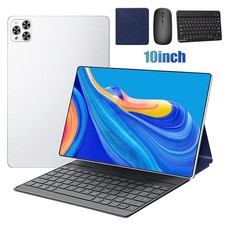 10 in Tablet with Keyboard,Mouse set 4+64GB Android Tablet PC Dual Cam Bluetooth picture