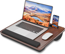 Laptop Lap Desk with Cushion, Fit up to 15.6