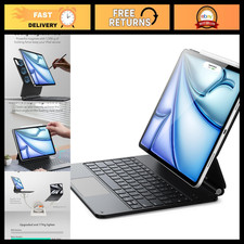 iPad Air 13/Pro 12.9 Inch Case with Keyboard, Quick-Set Magnetic Stand, Slim Fit picture