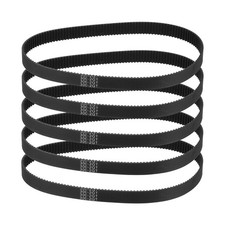 300mm GT-2 Timing Belt, 5pcs 9mm Width 2mm Pitch 3D Printing Closed Loop, Black picture