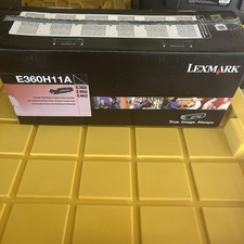Lexmark E360 E460 E462 E360H11A Black Toner open box unused new picture