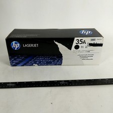 HP LaserJet 35A CB435A Black Toner Cartridge New Sealed Box picture
