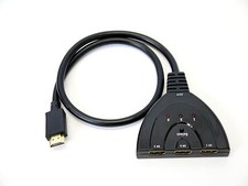 3 Port HDMI Switcher Switch 3 input to 1 output Converter Splitter Adapter picture