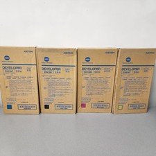 SET DV616 CMYK OEM Konica Minolta Lot Of 4, Developer For Bizhub Press C1085 picture