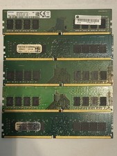 Lot of 5 8GB DDR4-2400 PC4-19200 UDIMM Desktop RAM Non-ECC 40GB picture