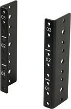 3U Vertical Rack Rail Pair Kit DIY Rack Rails Kit 12-24 Screws Included to Mo... picture