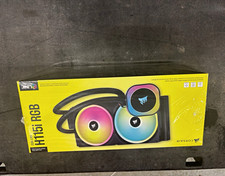 Corsair iCUE H115i RGB 280mm AIO Liquid CPU Cooler 140mm Fans Black RGB picture