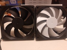 LOT PC FAN 120mm Gaming PC Computer Case Cooling Fans BLACK OR WHITE FAN BLADES picture