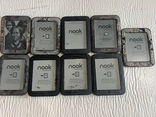Lot of 9 As Is  Barnes & Noble Nook Simple Touch & Go E-Readers picture