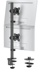 Dual Monitor Stand, Vertical Monitor Mount for 2 Max 32 inch Stack Screen Mon... picture