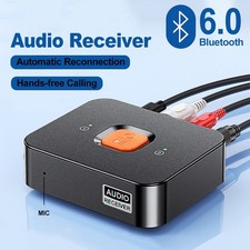 Bluetooth 6.0 Audio Receiver Adapter for Home Stereo Music Streaming w/ AUX RCA picture