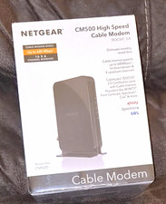 NETGEAR CM500 DOCSIS 3.0 Cable Modem 680 Mbps IPv6 XFINITY Black picture
