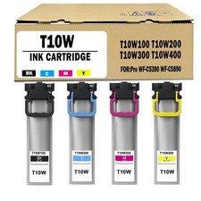 T10W T10W100 T10W200 Ink Cartridges for Pro WF-C5390 WF-C5890 Printer with Chip picture