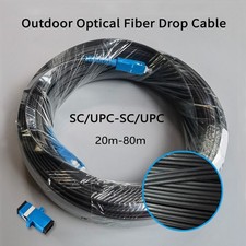 Outdoor Drop Fiber Optic Cable FTTH SC/UPC-SC/UPC Single Mode 20M-80M picture