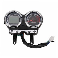 12V Motorcycle LCD Gauge Speedometer Tachometer Gear Mileage Display  picture