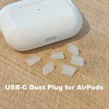 USB C Dust Plug for AirPods Pro 3 Pro 2 AirPods 4, Charging Port Cover Caps picture